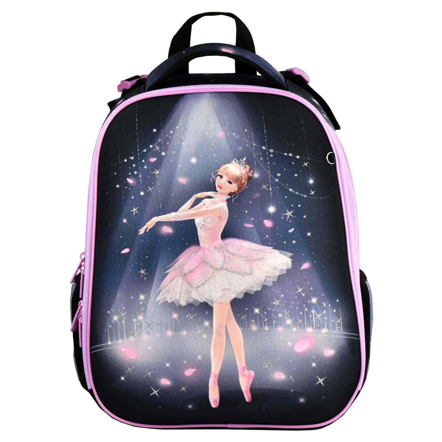 ранец феникс+ "балерина" 27х37х13см эрг.спинка Ранец феникс+ "балерина" 27х37х13см эрг.спинка