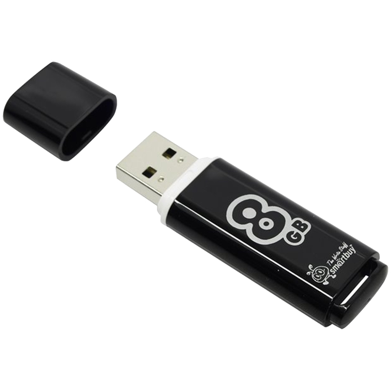 флэш-накопитель usb2.0 8 гб "smartbuy" "glossy" черн. Флэш-накопитель usb2.0 8 гб "smartbuy" "glossy" черн.