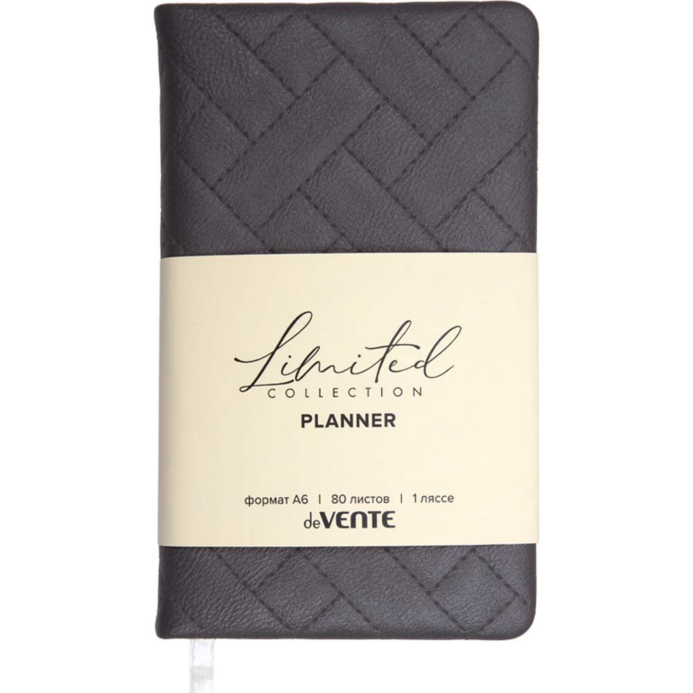 еженедельник недатир. 100х170мм devente "elizabeth" серый тонир.блок,кож.зам. Еженедельник недатир. 100х170мм devente "elizabeth" серый тонир.блок,кож.зам.