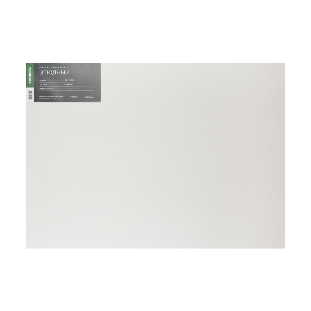 холст на подрамнике грунтованный 50х70см "туюкан" этюдный Холст на подрамнике грунтованный 50х70см "туюкан" этюдный