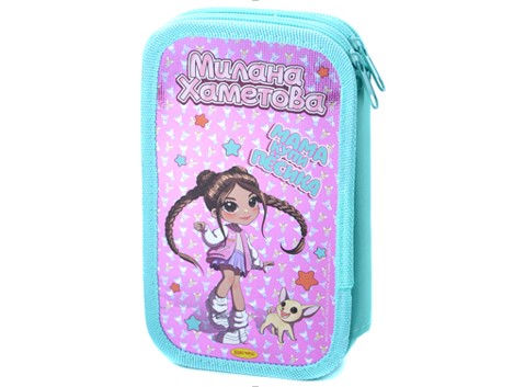 пенал на 3-х молниях "милана хаметова. мама, купи пёсика" 190х105мм Пенал на 3-х молниях "милана хаметова. мама, купи пёсика" 190х105мм
