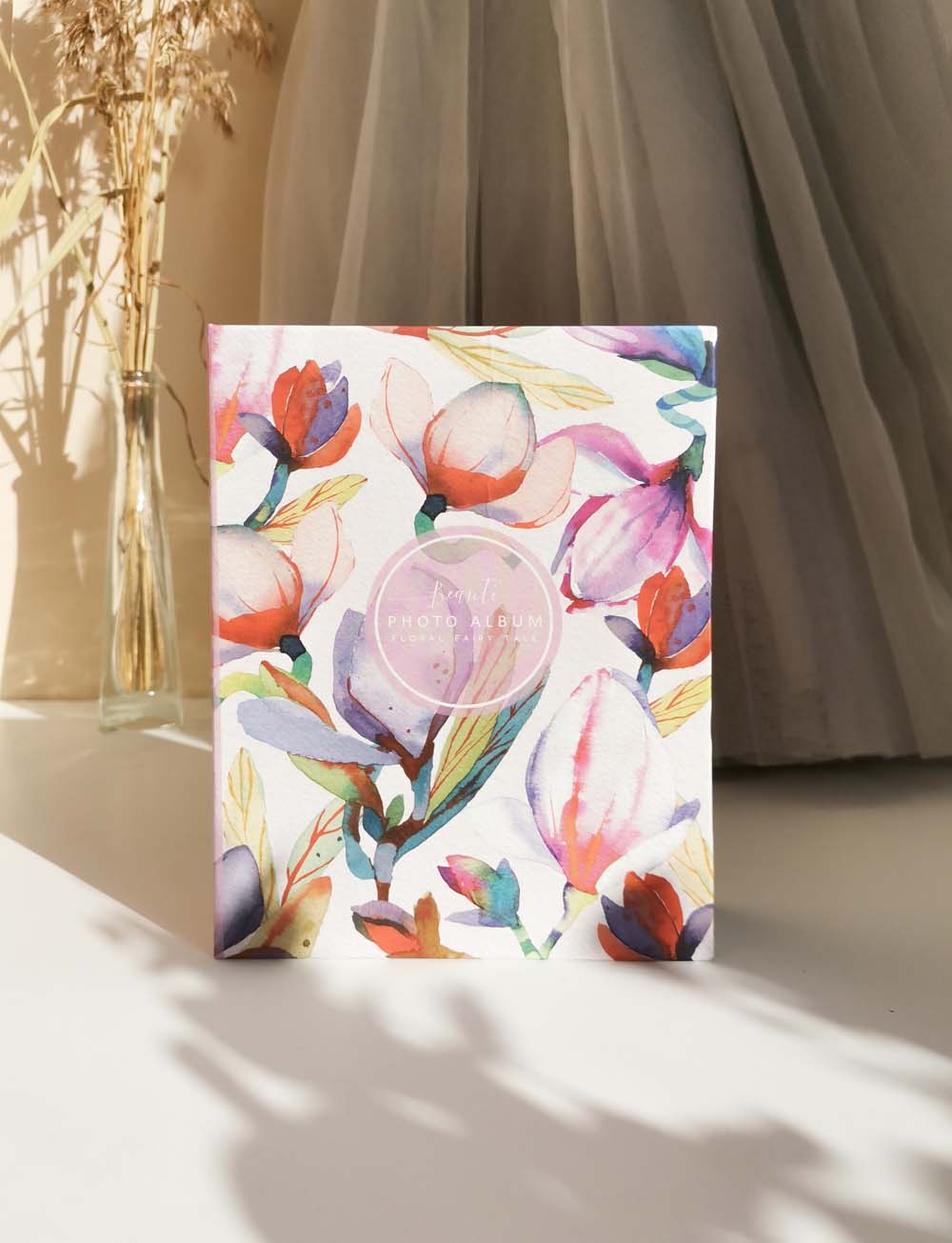 альбом для фото на 100 ф. 10х15см "flora art" магнолия" Альбом для фото на 100 ф. 10х15см "flora art" магнолия"