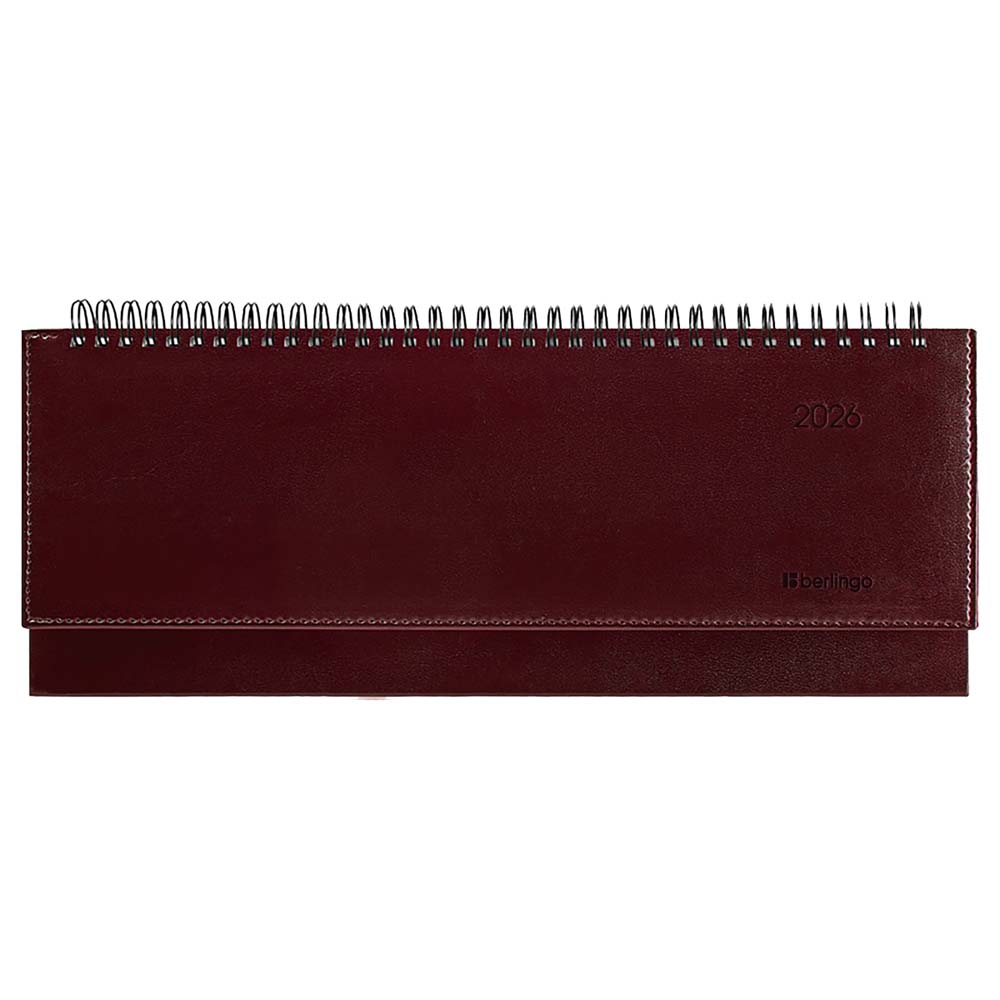 еженедельник 2026 гребень 330х130мм berlingo "silver pristine" коричневый с серебряным срезом,тонир.блок,кож.зам. Еженедельник 2026 гребень 330х130мм berlingo "silver pristine" коричневый с серебряным срезом,тонир.блок,кож.зам.