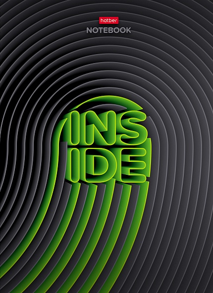 тетрадь а4 тв.обл. 80л. кл. "inside" (hatber) 5-цв.бл.,мат.лам.,выб.лак Тетрадь а4 тв.обл. 80л. кл. "inside" (hatber) 5-цв.бл.,мат.лам.,выб.лак