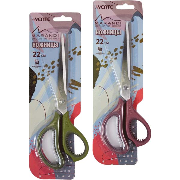 ножницы канц. devente "marandi" 220мм прорез. к-ца Ножницы канц. devente "marandi" 220мм прорез. к-ца