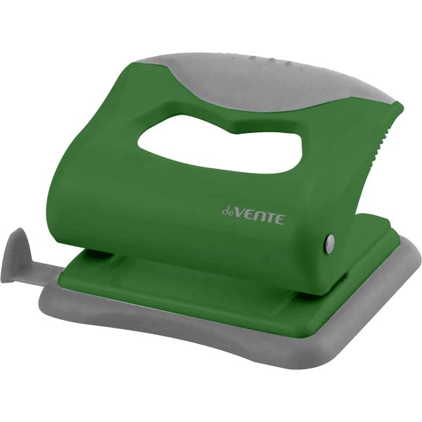 дырокол devente "marandi" на 20л. пластиковый с линейкой фисташковый Дырокол devente "marandi" на 20л. пластиковый с линейкой фисташковый