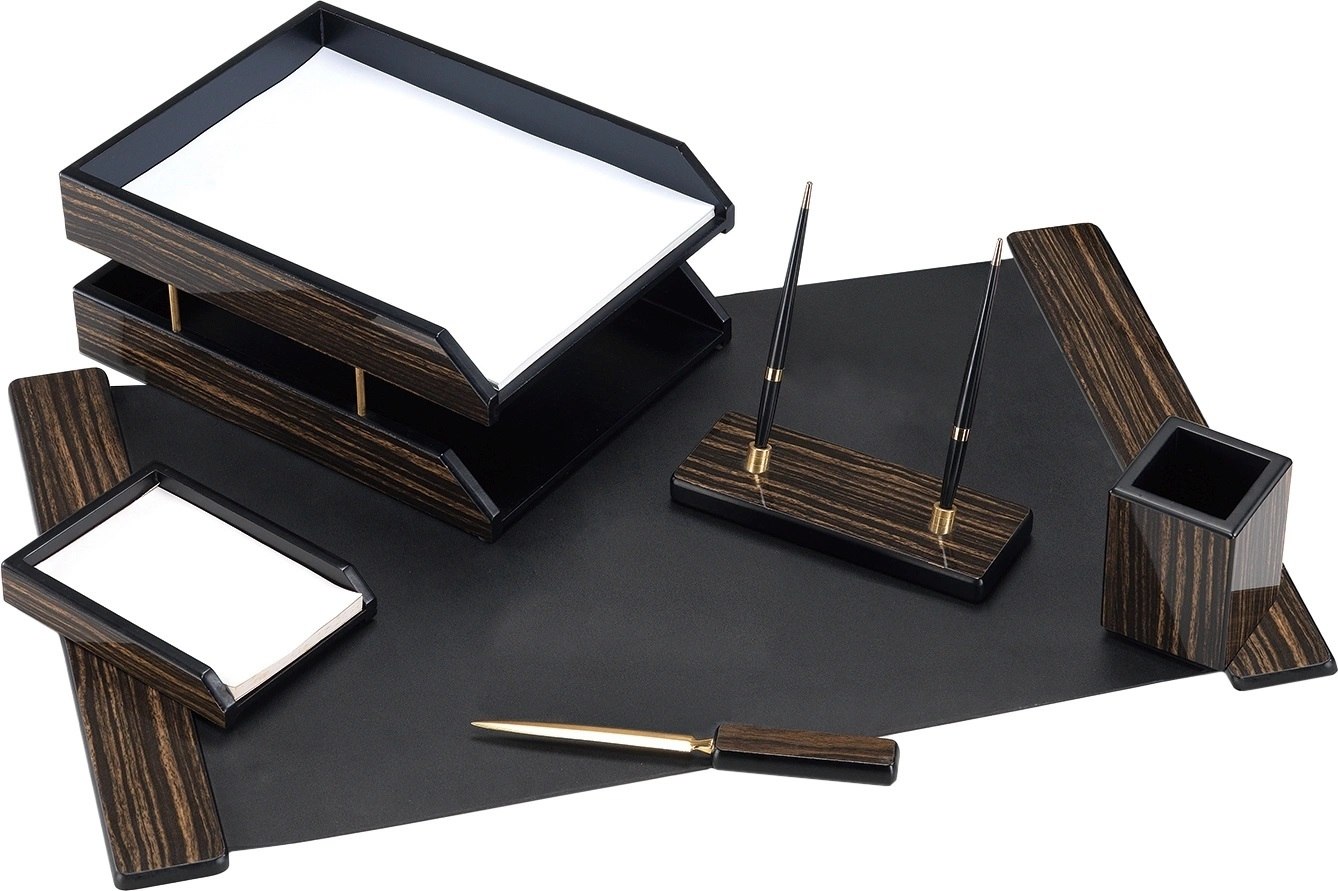 набор настольный good sunrise 6пр.чёрное дерево чёрный Набор настольный good sunrise 6пр.чёрное дерево чёрный