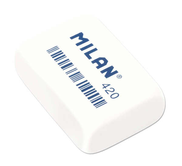 ластик "milan 420 " синтетический каучук 41х28х13мм Ластик "milan 420 " синтетический каучук 41х28х13мм