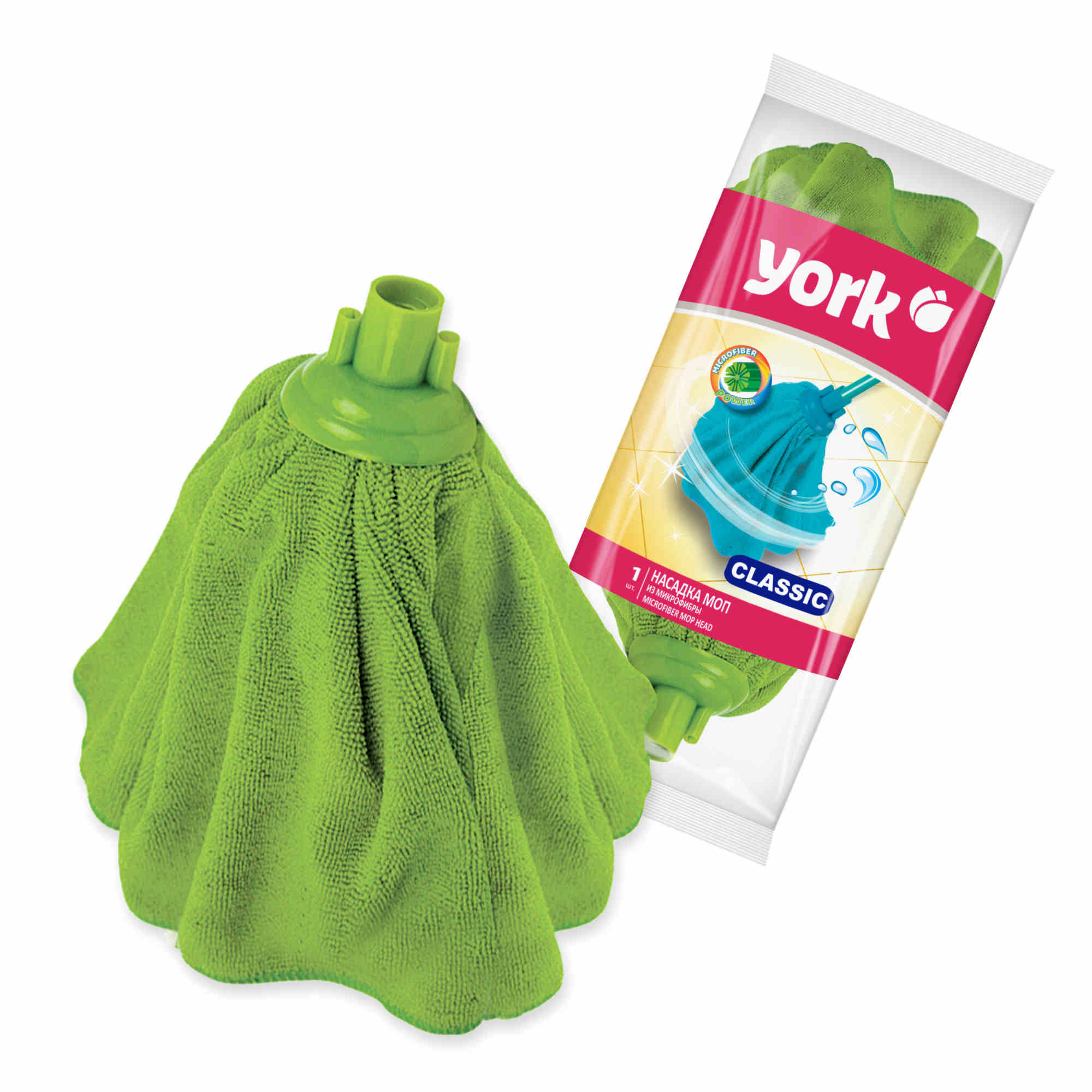 насадка д/швабры моп "york классик" микрофибра Насадка д/швабры моп "york классик" микрофибра