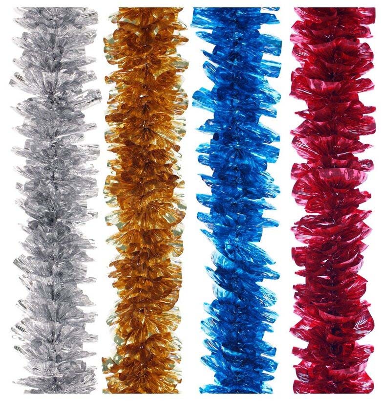 мишура "волна" (5см, 2м) асс-т Мишура "волна" (5см, 2м) асс-т