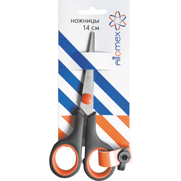 ножницы канц. "attomex.duo" 140мм прорез. к-ца Ножницы канц. "attomex.duo" 140мм прорез. к-ца