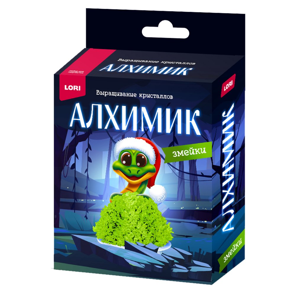 набор д/выращ. кристаллов "зелёная змейка" Набор д/выращ. кристаллов "зелёная змейка"
