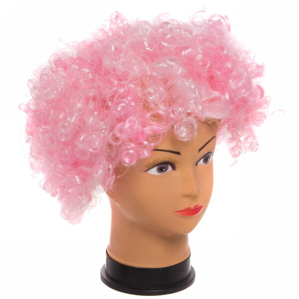 парик "афро кудри" розовый Парик "афро кудри" розовый