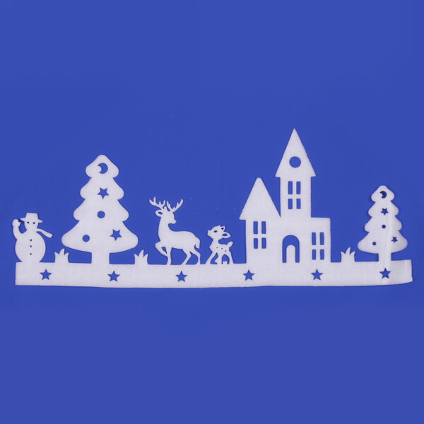 украшение "зимний город" 64х25см Украшение "зимний город" 64х25см