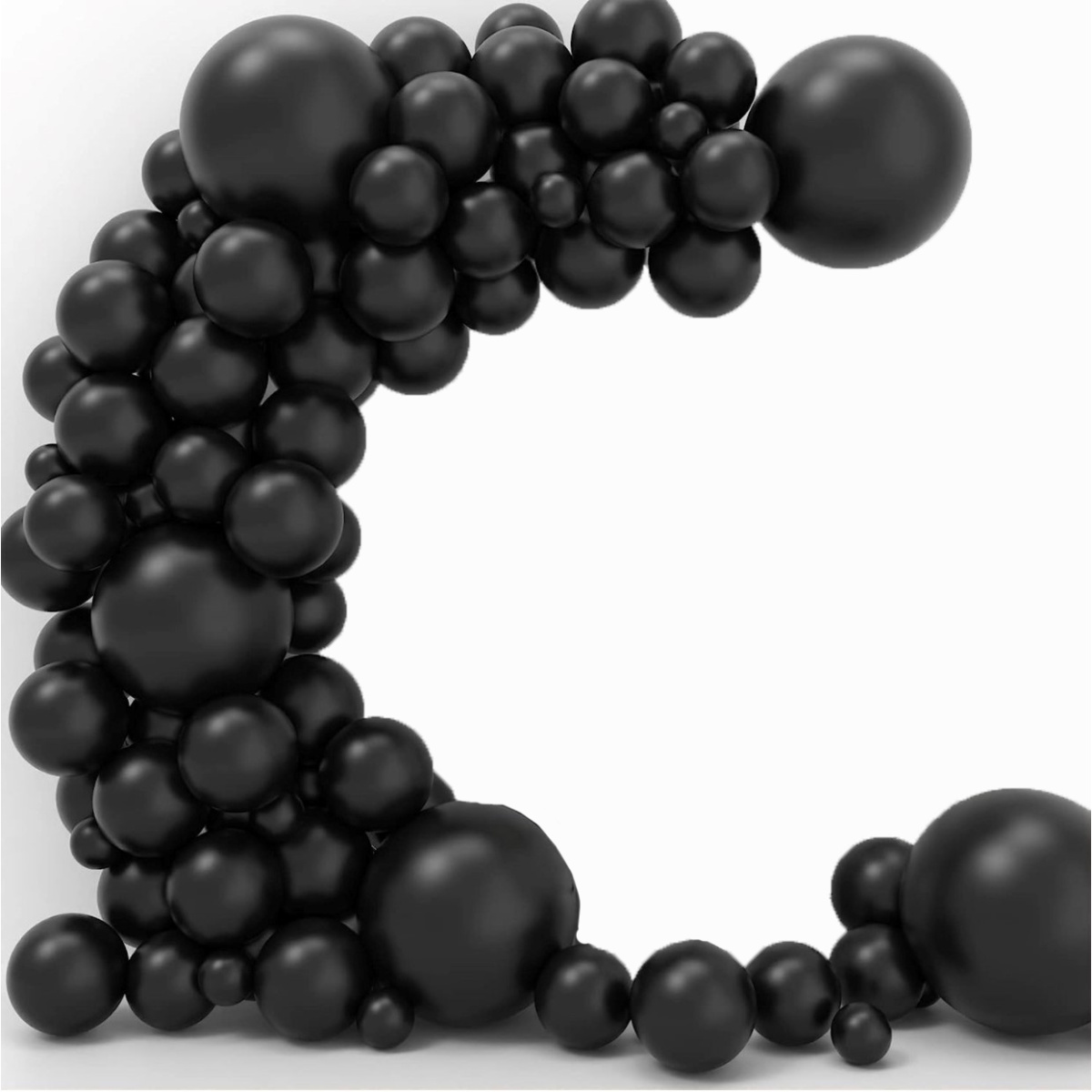 набор шаров возд. 103шт. чёрный Набор шаров возд. 103шт. чёрный