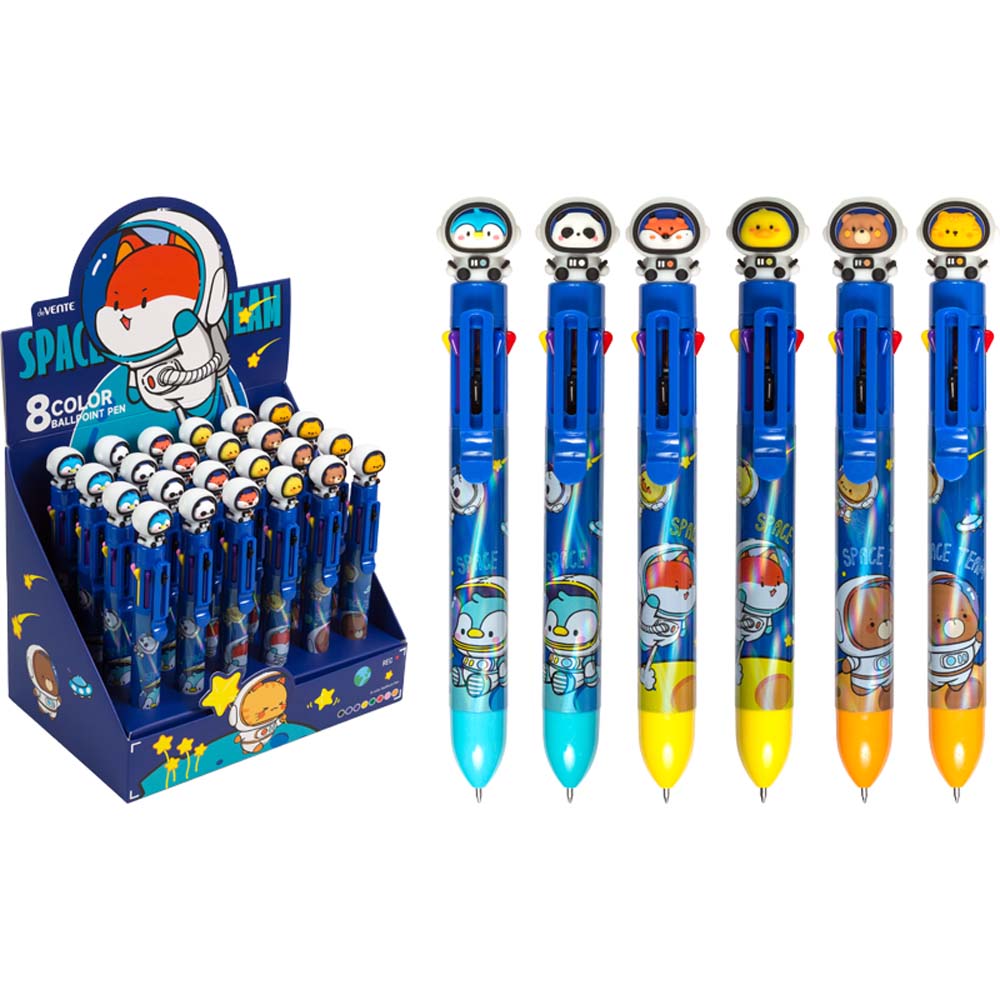 ручка шар. авт. devente "space team" 0,7мм 8-цветная асс-т Ручка шар. авт. devente "space team" 0,7мм 8-цветная асс-т