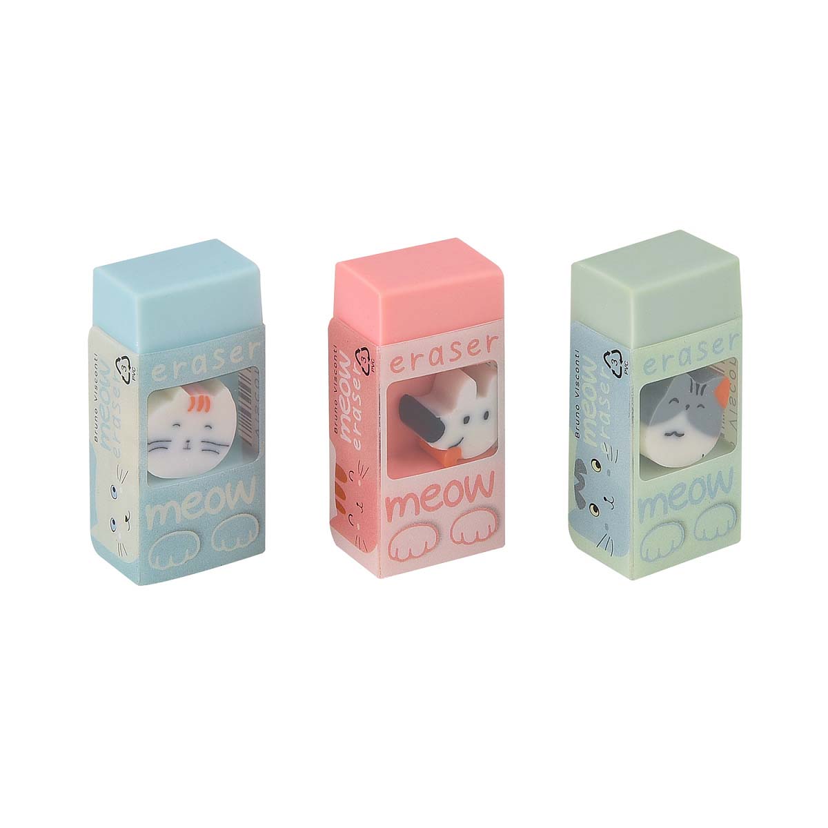 ластик bruno visconti "meow" асс-т Ластик bruno visconti "meow" асс-т