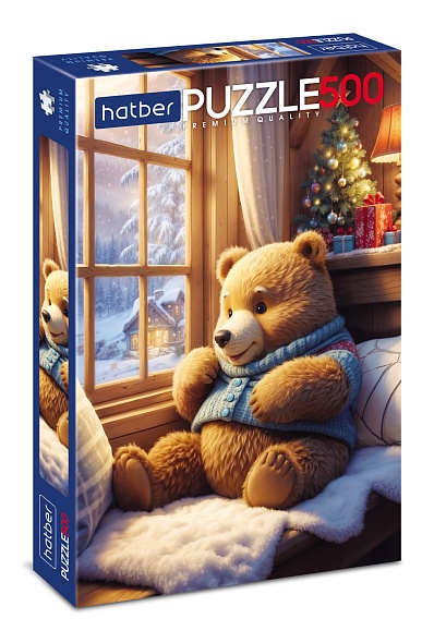 игра пазлы 500 дет. "уютный мишка" (hatber) Игра пазлы 500 дет. "уютный мишка" (hatber)