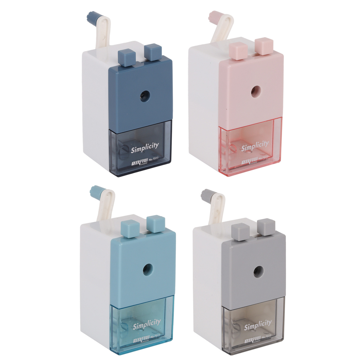 точилка механическая кокос "cassini" асс-т Точилка механическая кокос "cassini" асс-т