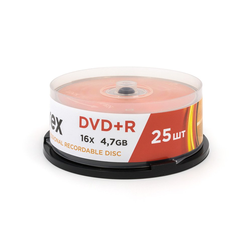 диск dvd+r "mirex brand" 16х cakebox 25шт. Диск dvd+r "mirex brand" 16х cakebox 25шт.