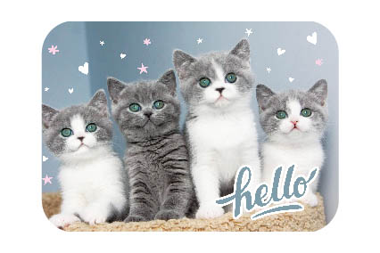 настольное покрытие "милашки" 430х320 мм Настольное покрытие "милашки" 430х320 мм