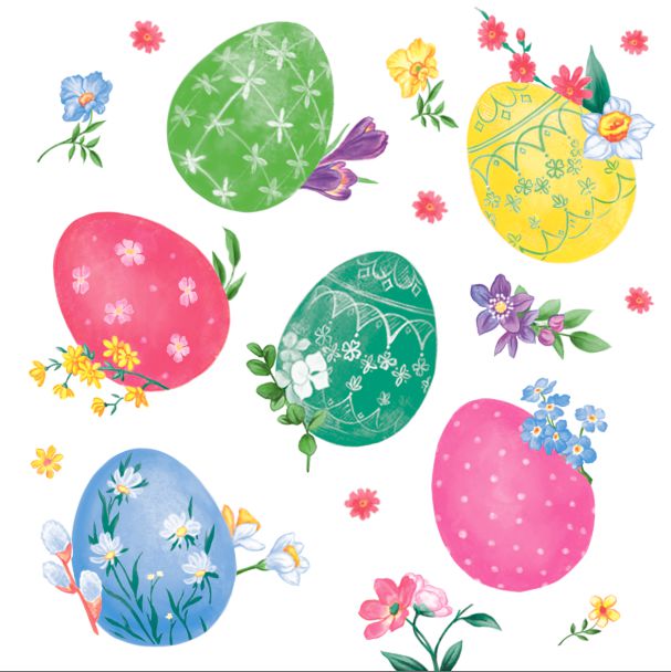 салфетки бум. 330х330мм 20 шт. 3-сл. "акварельные яйца" Салфетки бум. 330х330мм 20 шт. 3-сл. "акварельные яйца"