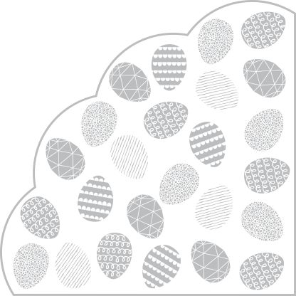 салфетки бум. d=320мм 12 шт. 3-сл. "пасхальные яйца. серебро" Салфетки бум. d=320мм 12 шт. 3-сл. "пасхальные яйца. серебро"