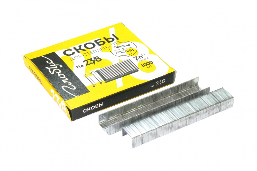 скобы для степлера №23/8 глобус 1000шт. Скобы для степлера №23/8 глобус 1000шт.