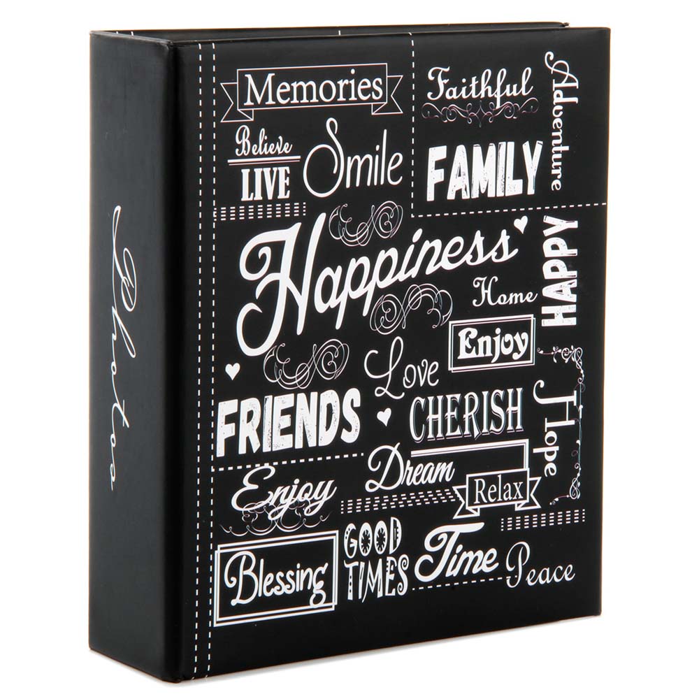 альбом для фото на 100 ф.10х15см "happiness" Альбом для фото на 100 ф.10х15см "happiness"