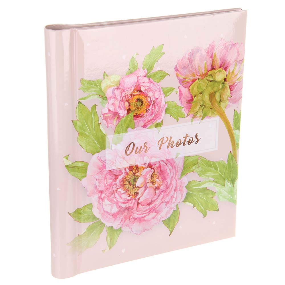 альбом д/фото 20л. с магн.плёнкой 23х28см "пионы на розовом" Альбом д/фото 20л. с магн.плёнкой 23х28см "пионы на розовом"