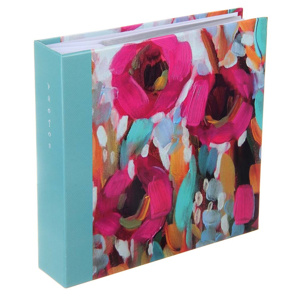 альбом для фото на 200ф. 10х15см "маки" Альбом для фото на 200ф. 10х15см "маки"