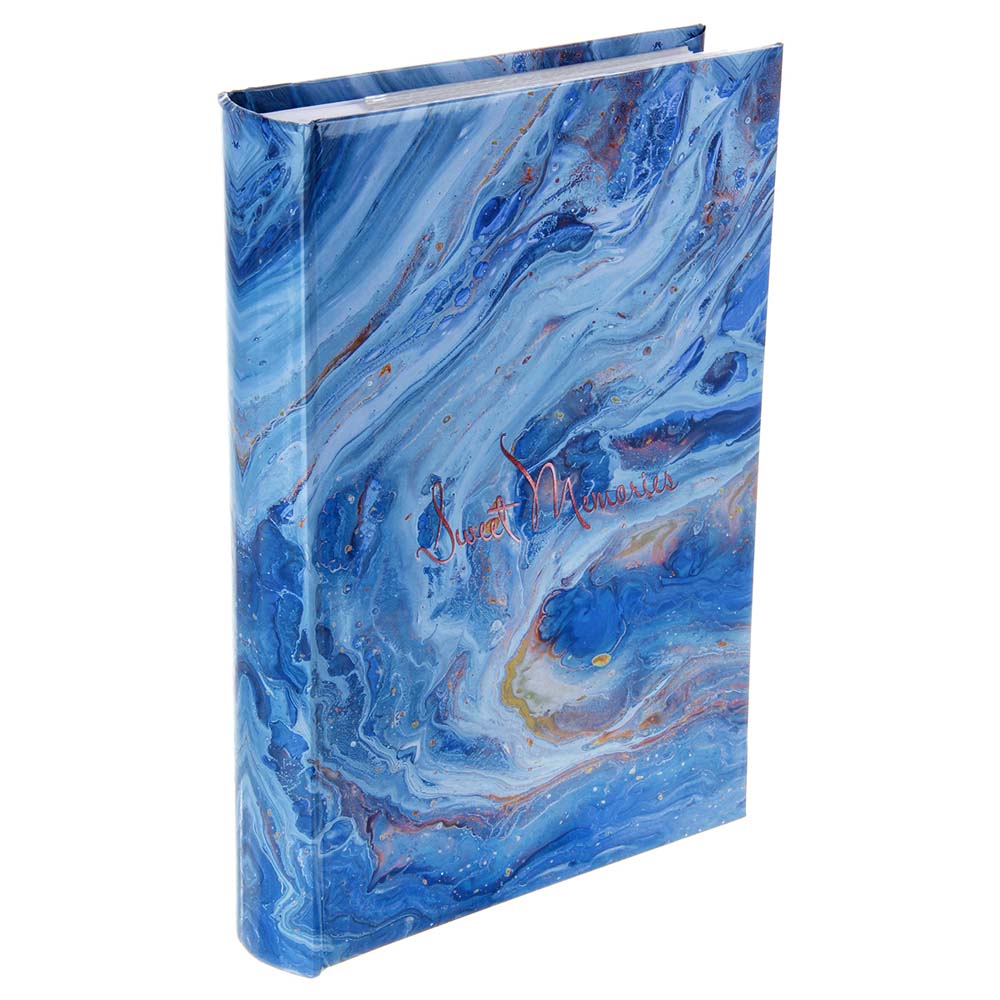 альбом для фото на 360ф. 10х15см "синий мрамор" Альбом для фото на 360ф. 10х15см "синий мрамор"