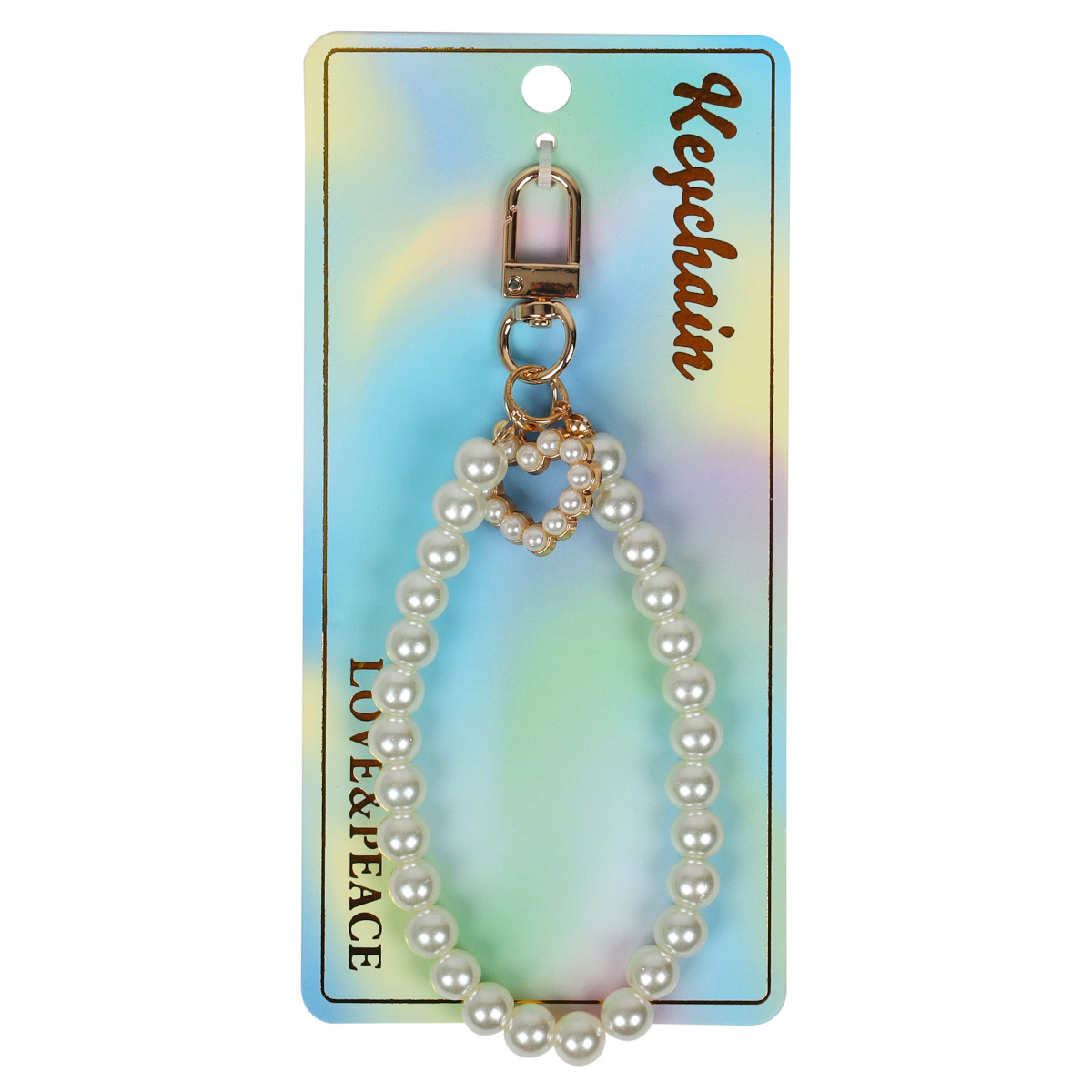 брелок кокос "сердце" перламутровый пластик Брелок кокос "сердце" перламутровый пластик