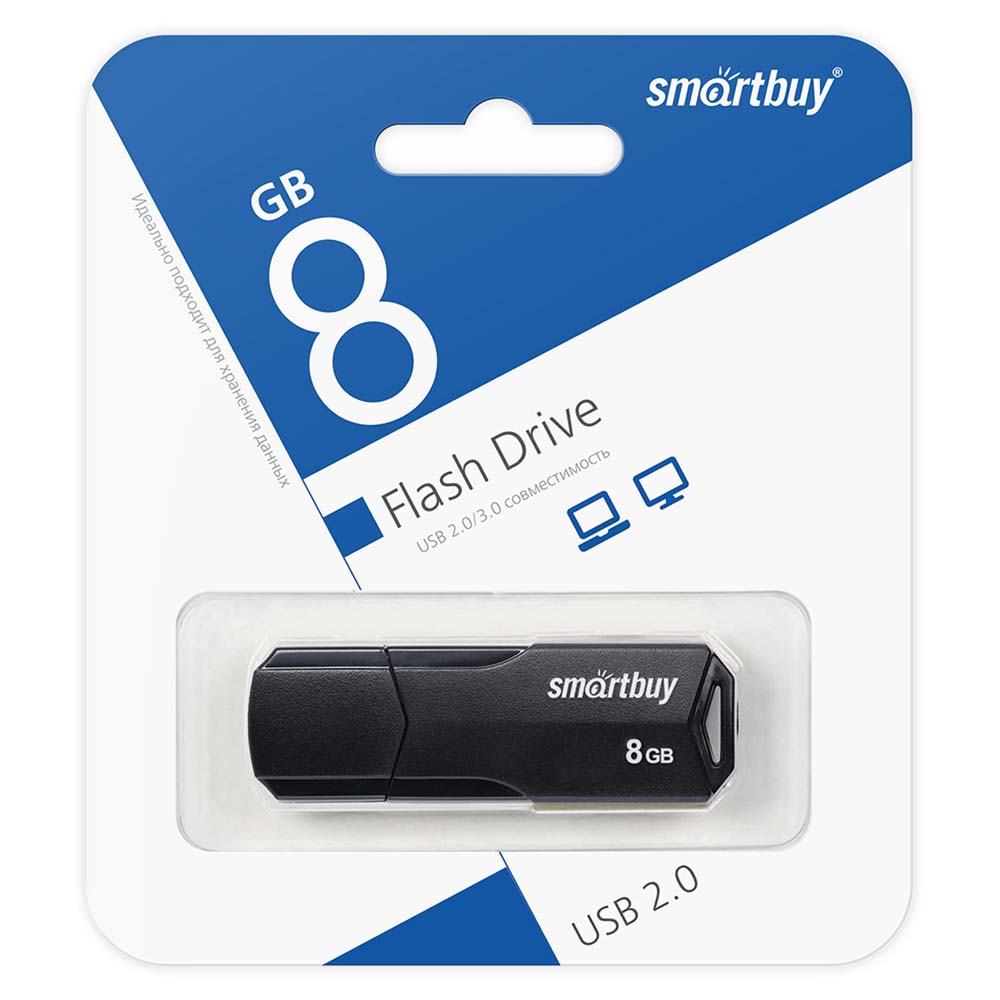 флэш-накопитель usb2.0 8 гб "smartbuy" "clue" чер. Флэш-накопитель usb2.0 8 гб "smartbuy" "clue" чер.
