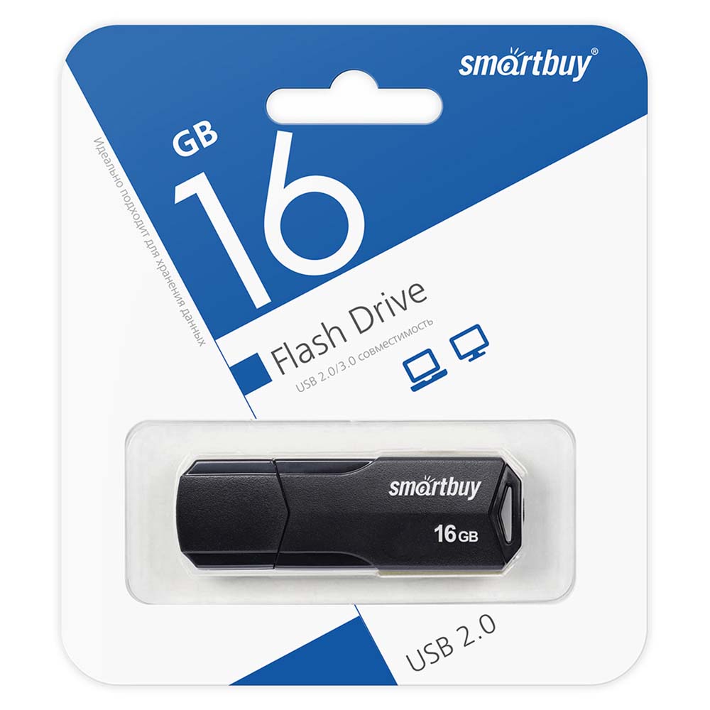 флэш-накопитель usb2.0 16 гб "smartbuy" "clue" чер. Флэш-накопитель usb2.0 16 гб "smartbuy" "clue" чер.