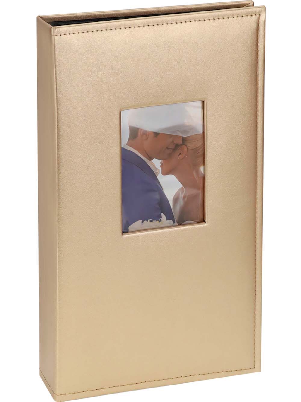 альбом для фото на 300 ф. 10х15см "вечность" золотистый Альбом для фото на 300 ф. 10х15см "вечность" золотистый