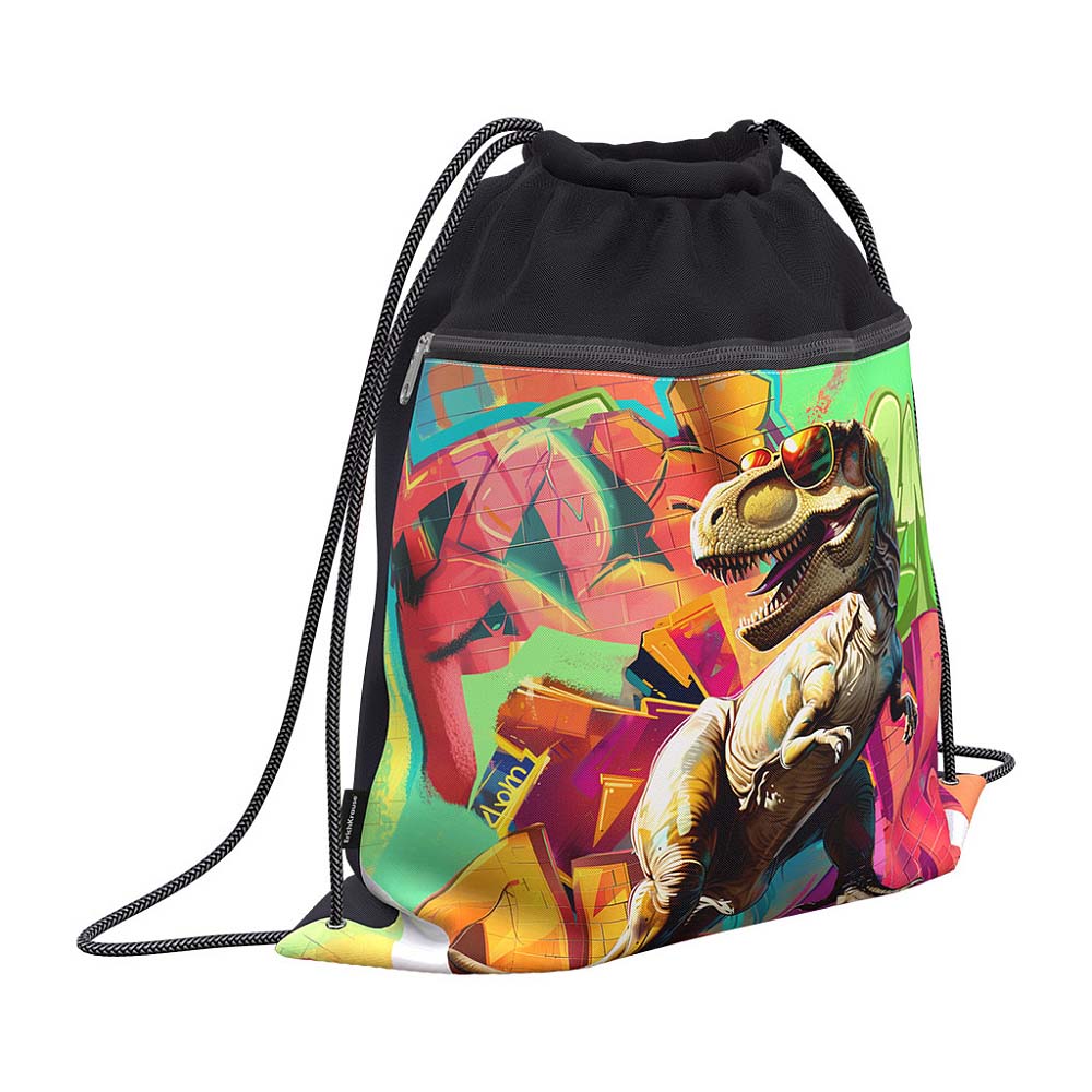 сумка для обуви erich krause "dino art" 50х41см с карманом Сумка для обуви erich krause "dino art" 50х41см с карманом