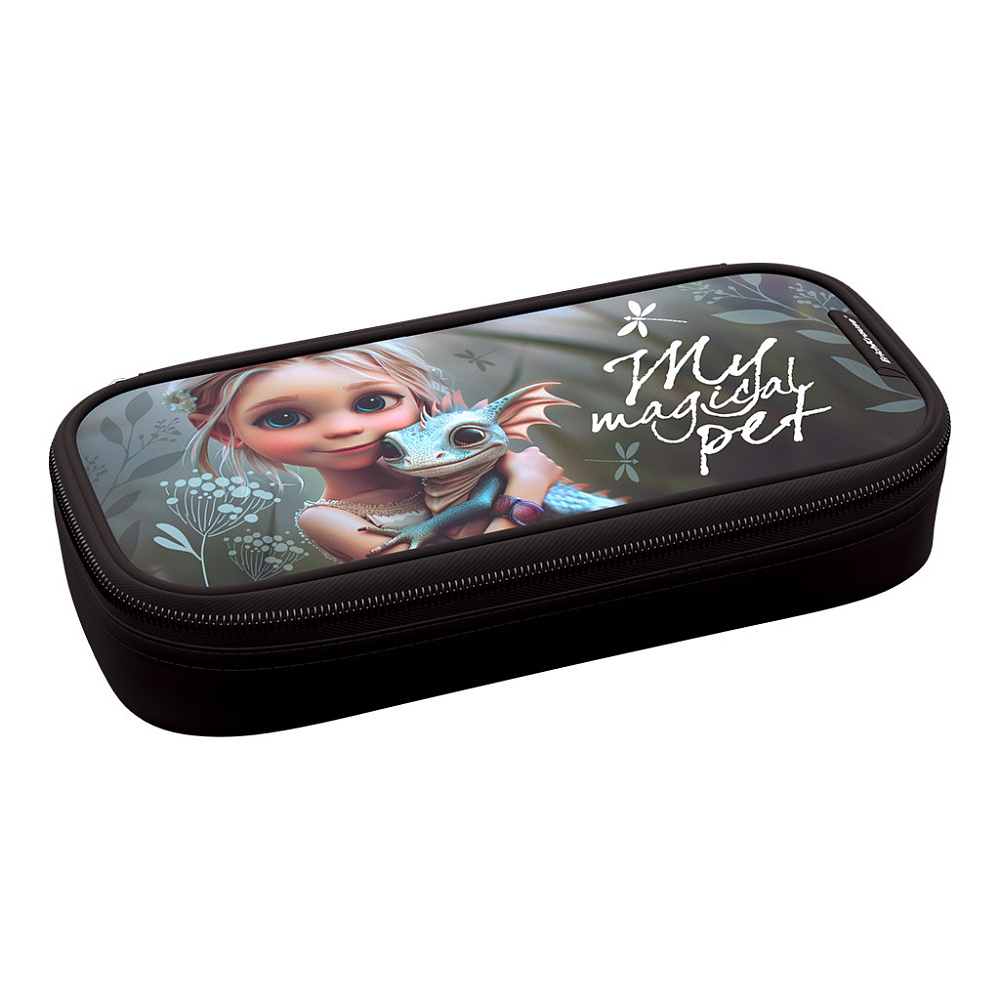 пенал овал на молнии erich krause "magic pet" 210х50х100мм Пенал овал на молнии erich krause "magic pet" 210х50х100мм