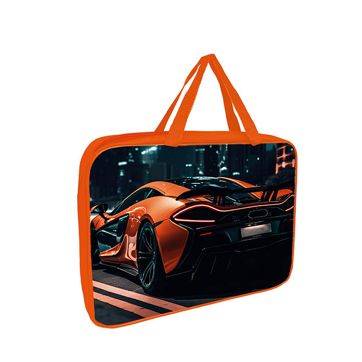 папка текстиль с ручками а4+ пчёлка "авто в городе" 33,5х26х6см на молнии Папка текстиль с ручками а4+ пчёлка "авто в городе" 33,5х26х6см на молнии