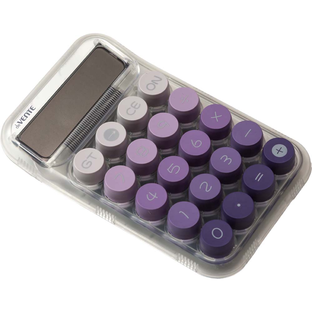 калькулятор настольный 10 разряд. devente dd-1,125х150мм сиреневый Калькулятор настольный 10 разряд. devente dd-1,125х150мм сиреневый