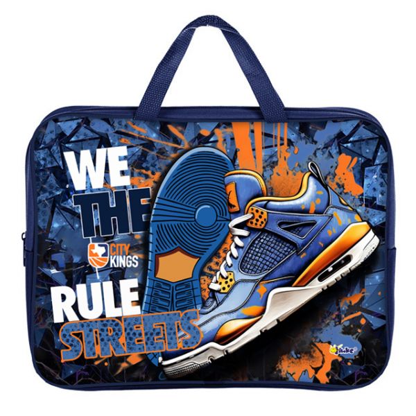 папка текстиль с ручками а4+ оникс "кроссы" 35х26,5х8см на молнии Папка текстиль с ручками а4+ оникс "кроссы" 35х26,5х8см на молнии