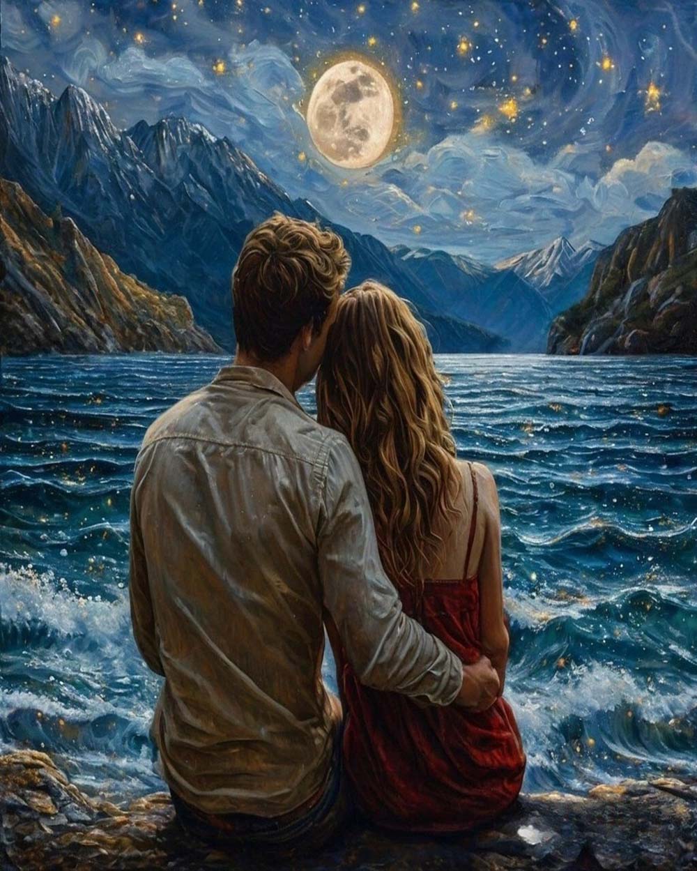 набор д/творч. картина по номерам 40х50см "наедине" Набор д/творч. картина по номерам 40х50см "наедине"