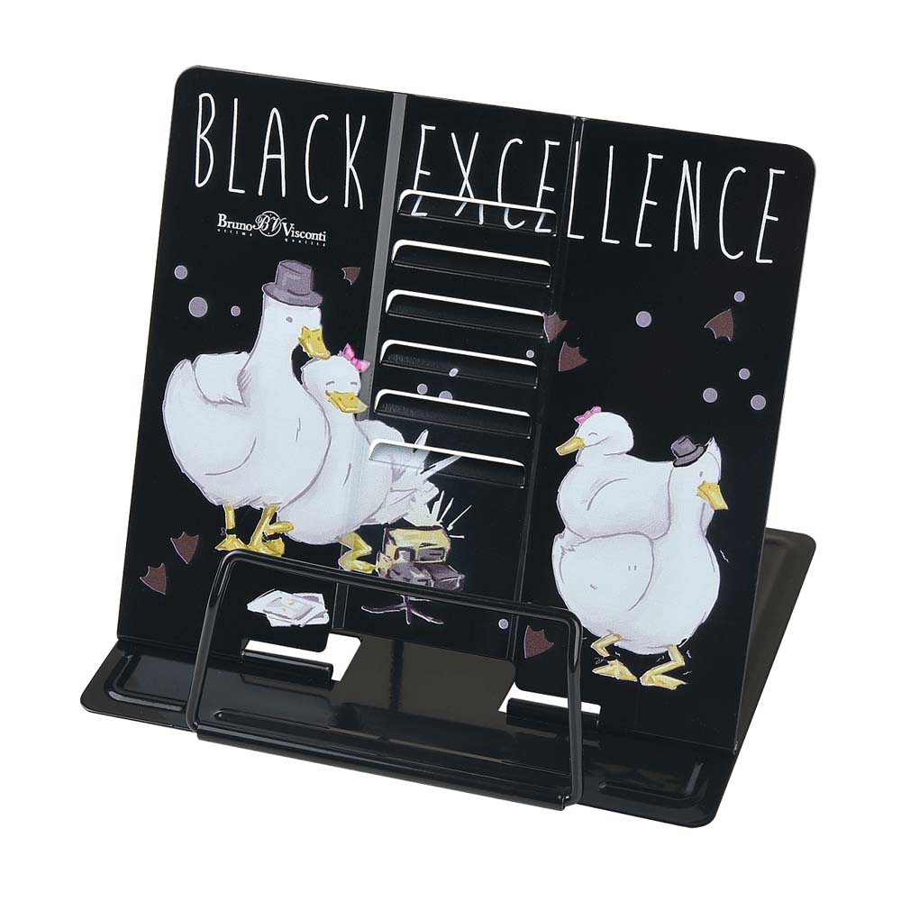 подставка для книг bruno visconti "black excellence. гуси" металлическая Подставка для книг bruno visconti "black excellence. гуси" металлическая