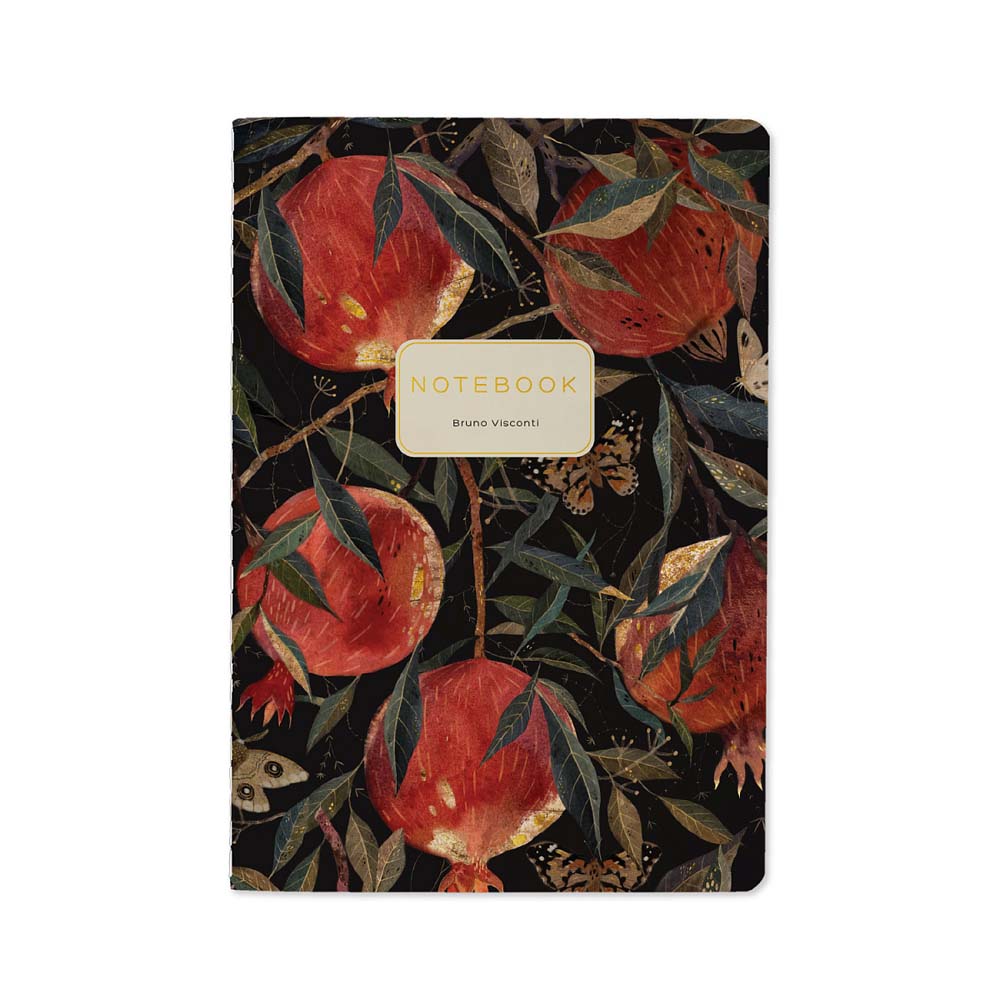 тетрадь 40л. кл. "гранат" (bruno visconti) т/б,софт тач,фольга,цветной форзац Тетрадь 40л. кл. "гранат" (bruno visconti) т/б,софт тач,фольга,цветной форзац