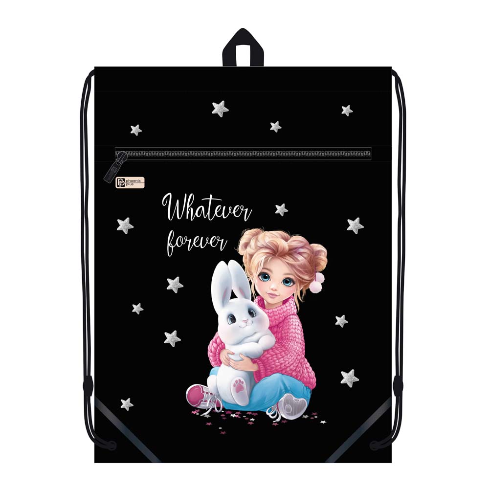 сумка для обуви феникс+ "девочка и зайка" 36х48см с карманом Сумка для обуви феникс+ "девочка и зайка" 36х48см с карманом