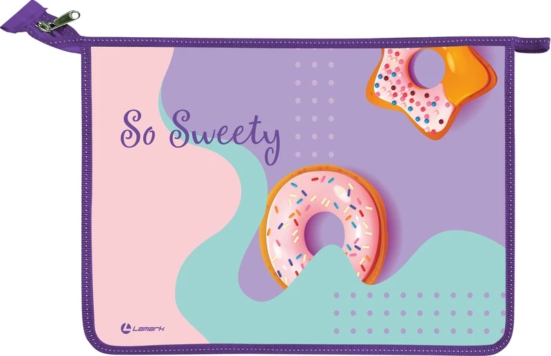 папка для тетрадей а4 на молнии lamark "so sweety" Папка для тетрадей а4 на молнии lamark "so sweety"