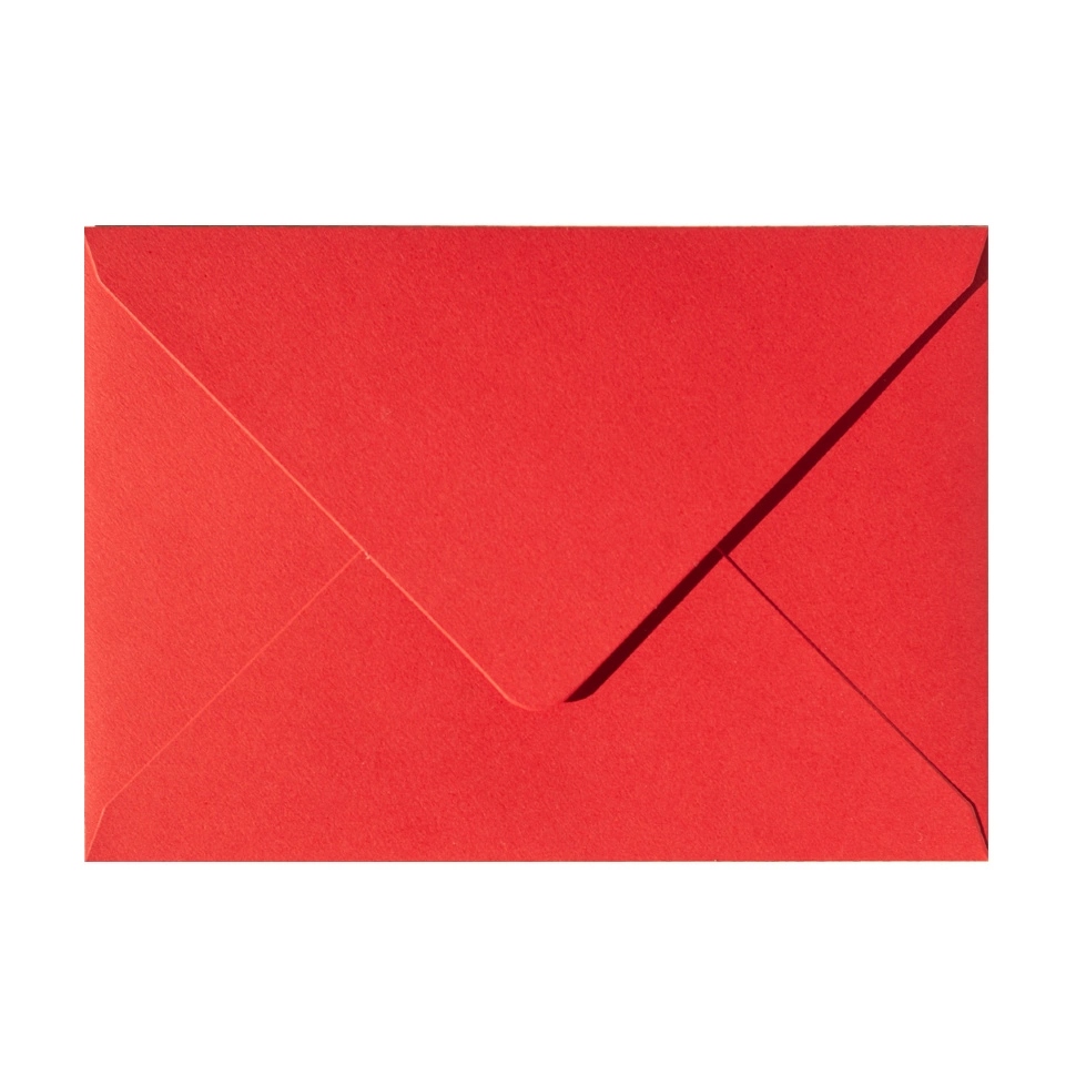конверт 114х162мм ярко-красный Конверт 114х162мм ярко-красный