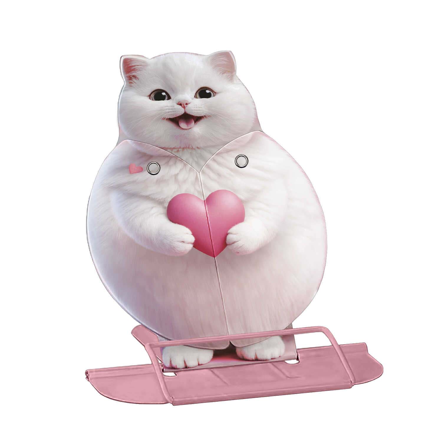 подставка для книг феникс+ "котёнок с сердечком" металлическая Подставка для книг феникс+ "котёнок с сердечком" металлическая