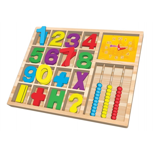 счетный материал "маша и медведь" с часами (буратино) Счетный материал "маша и медведь" с часами (буратино)