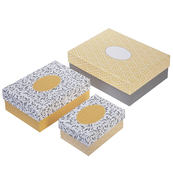 набор коробок подарочных "primrose" 3шт. Набор коробок подарочных "primrose" 3шт.